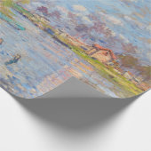 Claude Monet - Lente van de Seine Cadeaupapier (Hoek)