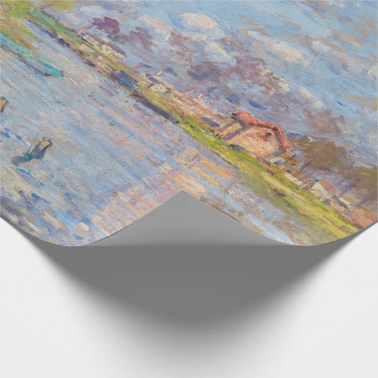 Claude Monet - Lente van de Seine Cadeaupapier (Hoek)