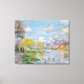 Claude Monet - Lente van de Seine Canvas Afdruk (Voorkant)