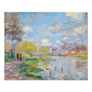 Claude Monet - Lente van de Seine Foto Afdruk