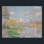 Claude Monet - Lente van de Seine Foto Afdruk<br><div class="desc">Lente van de Seine door Claude Monet, 1875. Claude Monet was de oprichter van het Franse schilderij Impressionist, en de meest consistente en prolifische beoefenaar van de filosofie van de beweging om zijn perceptie vóór de natuur uit te drukken, vooral wat betreft het schilderen van het landschap in de plein....</div>