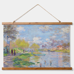 Claude Monet - Lente van de Seine Hangend Wandkleed