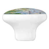 Claude Monet - Lente van de Seine Keramische Knop (Zijkant)