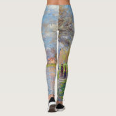 Claude Monet - Lente van de Seine Leggings (Achterkant)