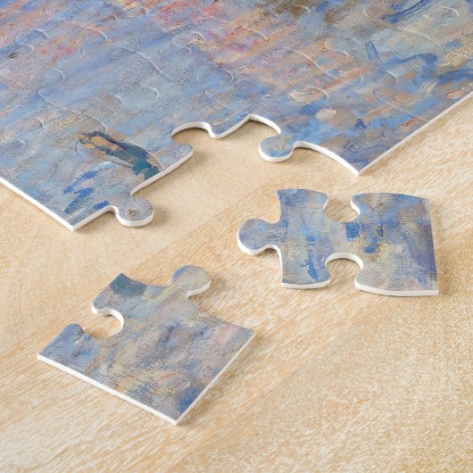 Claude Monet - Lente van de Seine Legpuzzel (Zijkant)