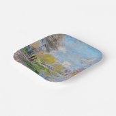 Claude Monet - Lente van de Seine Papieren Bordje (Gebogen)