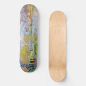Claude Monet - Lente van de Seine Persoonlijk Skateboard (Voorkant)