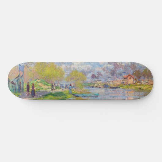 Claude Monet - Lente van de Seine Persoonlijk Skateboard (Horizontaal)