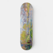Claude Monet - Lente van de Seine Persoonlijk Skateboard (Voorkant)