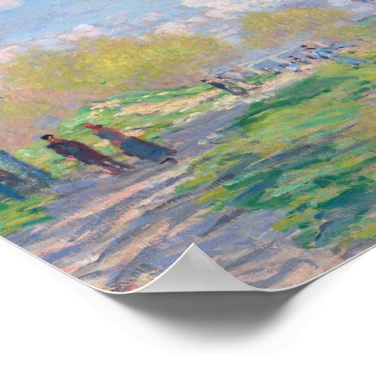 Claude Monet - Lente van de Seine Poster (Hoek)