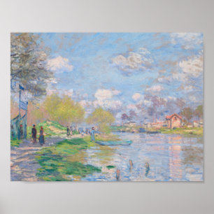 Claude Monet - Lente van de Seine Poster