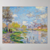 Claude Monet - Lente van de Seine Poster (Voorkant)