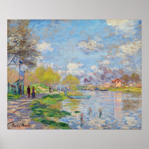 Claude Monet - Lente van de Seine Poster