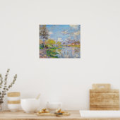 Claude Monet - Lente van de Seine Poster (Keuken)