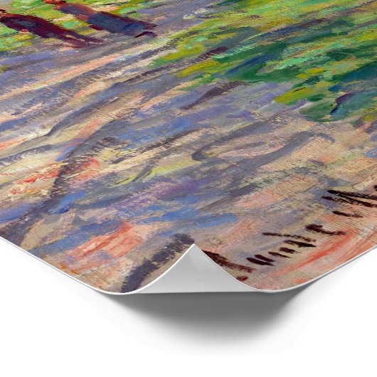 Claude Monet - Lente van de Seine Poster (Hoek)