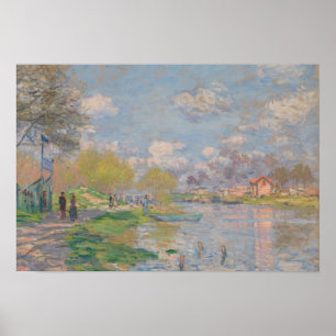 Claude Monet - Lente van de Seine Poster