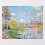 Claude Monet - Lente van de Seine Raamsticker<br><div class="desc">Lente van de Seine - Claude Monet,  1875</div>