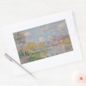 Claude Monet - Lente van de Seine Rechthoekige Sticker (Envelop)