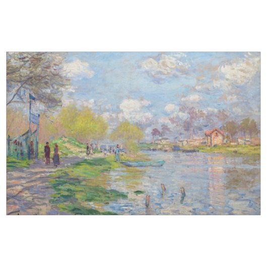 Claude Monet - Lente van de Seine Stof (Yard (91,4 cm))