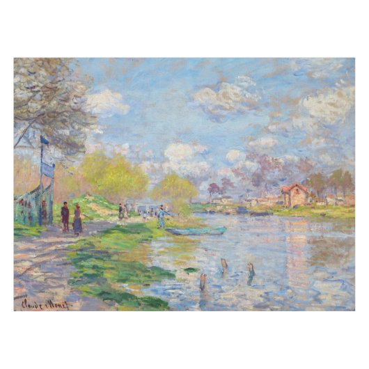 Claude Monet - Lente van de Seine Tafelkleed (Voorkant (Horizontaal))