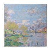 Claude Monet - Lente van de Seine Tegeltje (Voorkant)