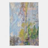 Claude Monet - Lente van de Seine Theedoek (Verticaal)