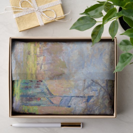 Claude Monet - Lente van de Seine Tissuepapier (Geschenk)