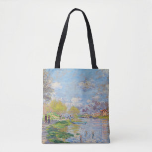 Claude Monet - Lente van de Seine Tote Bag