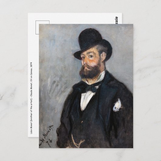 Claude Monet - Leon Monet Briefkaart (Voorkant / Achterkant)
