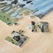 Claude Monet - Les bain de la Grenouillere puzzle Legpuzzel (Zijkant)