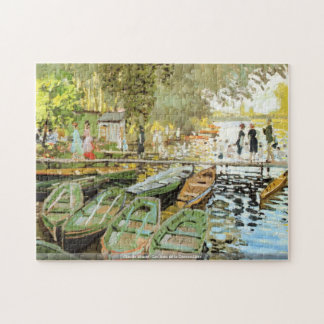 Claude Monet - Les bain de la Grenouillere puzzle Legpuzzel