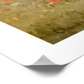 Claude Monet - Les Coquelicots a Argenteuil Poster (Hoek)