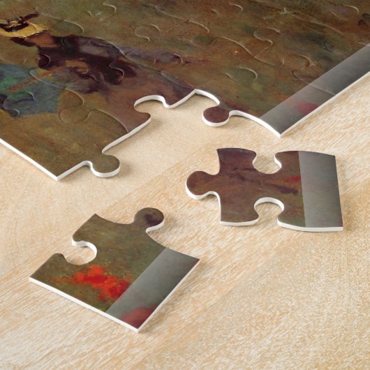 Claude Monet - Les Coquelicots puzzle Legpuzzel (Zijkant)