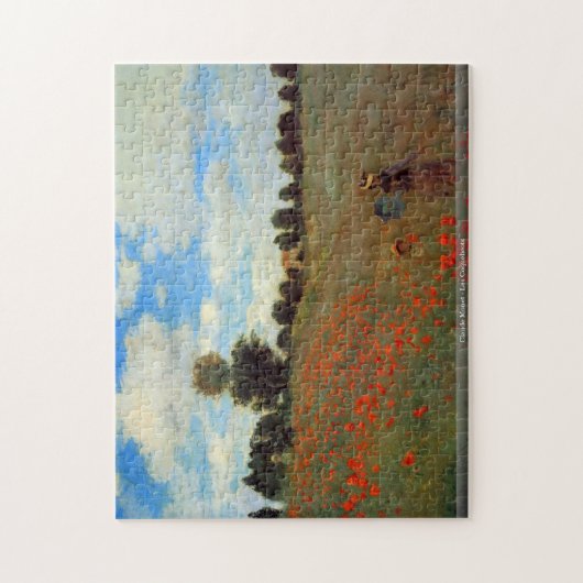 Claude Monet - Les Coquelicots puzzle Legpuzzel (Verticaal)