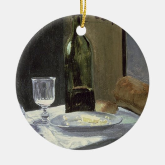 Claude Monet | Leven met flessen Keramisch Ornament (Voorkant)