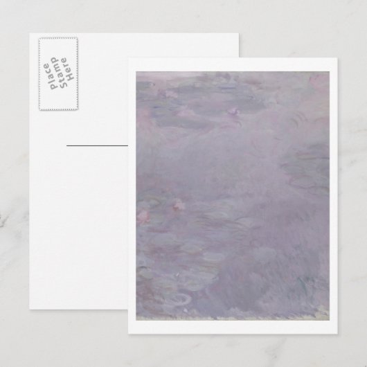 Claude Monet | Lichtgekleurde waterlio's Briefkaart (Voorkant / Achterkant)
