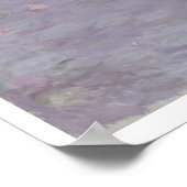 Claude Monet | Lichtgekleurde waterlio's Poster (Hoek)