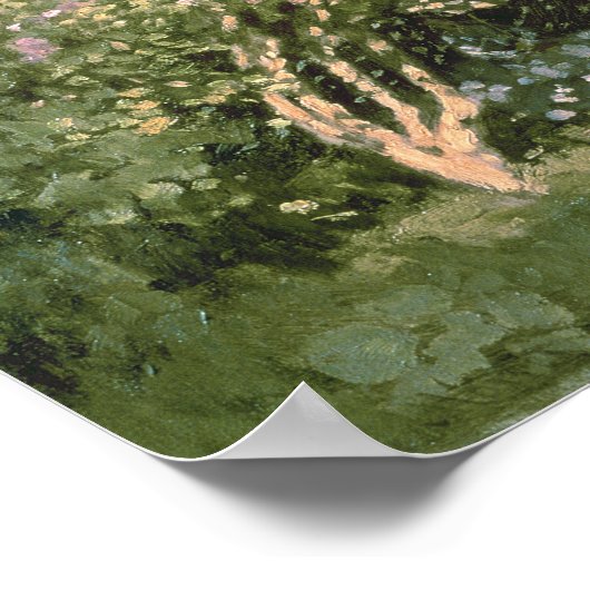 Claude Monet | Lila in de zon, 1873 Poster (Hoek)