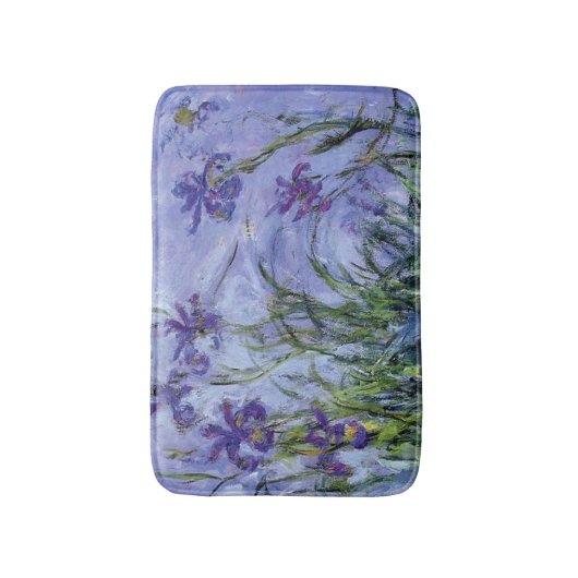 Claude Monet - Lila Irise Mauves 1917 Badmat (Voorkant Verticaal)