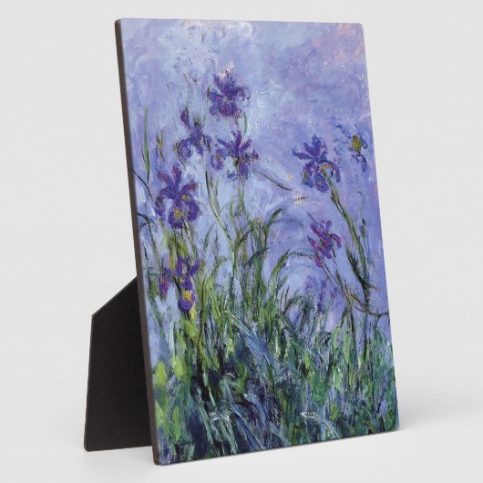 Claude Monet - Lila Irise Mauves 1917 Fotoplaat (Zijkant)