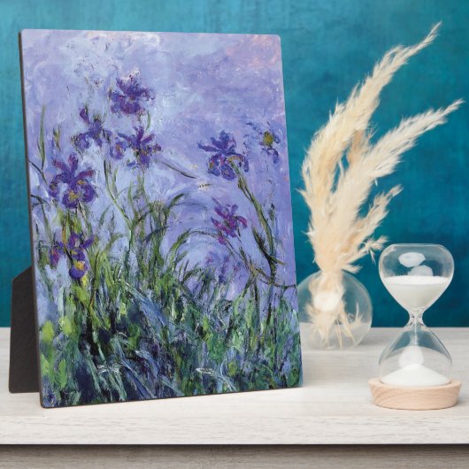 Claude Monet - Lila Irise Mauves 1917 Fotoplaat (Zijkant)