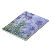 Claude Monet - Lila Irise Mauves 1917 Notitieblok (Linkerzijde)