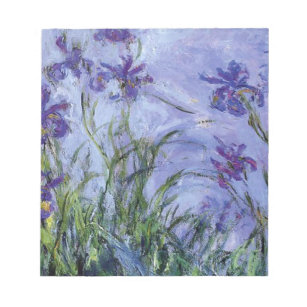 Claude Monet - Lila Irise Mauves 1917 Notitieblok
