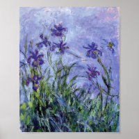 Claude Monet - Lila Irise Mauves 1917