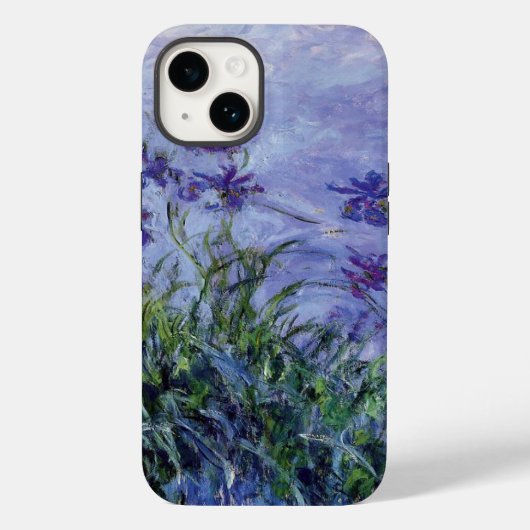Claude Monet Lila Irises Case-Mate iPhone Case (Achterkant)