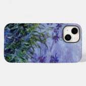 Claude Monet Lila Irises Case-Mate iPhone Case (Achterkant (horizontaal))