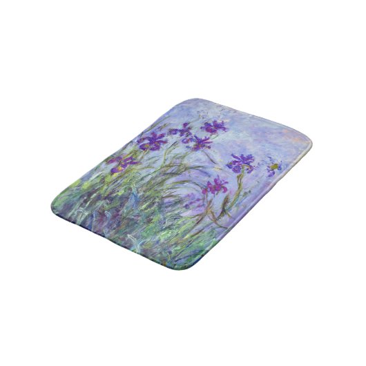Claude Monet - Lila Irises / Iris Mauves Badmat (Gekanteld)