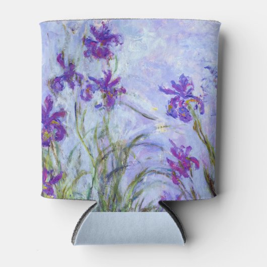 Claude Monet - Lila Irises / Iris Mauves Blikjeskoeler (Voorkant)
