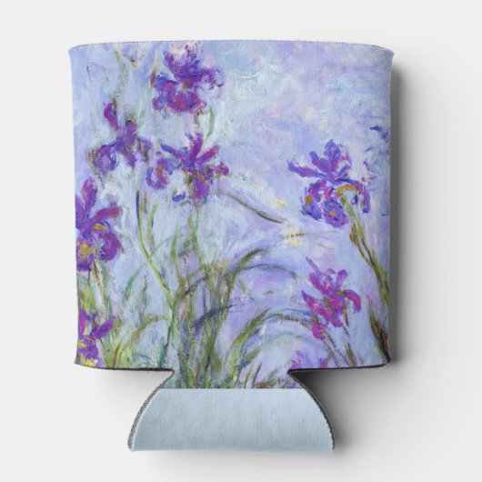 Claude Monet - Lila Irises / Iris Mauves Blikjeskoeler (Achterkant)