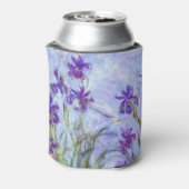 Claude Monet - Lila Irises / Iris Mauves Blikjeskoeler (Blikje Achterkant)